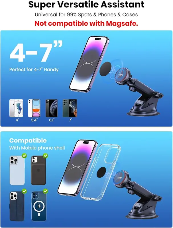 D45X mágneses telefontartó
