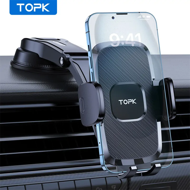 TOPK D35C minőségi telefontartó műszerfalra