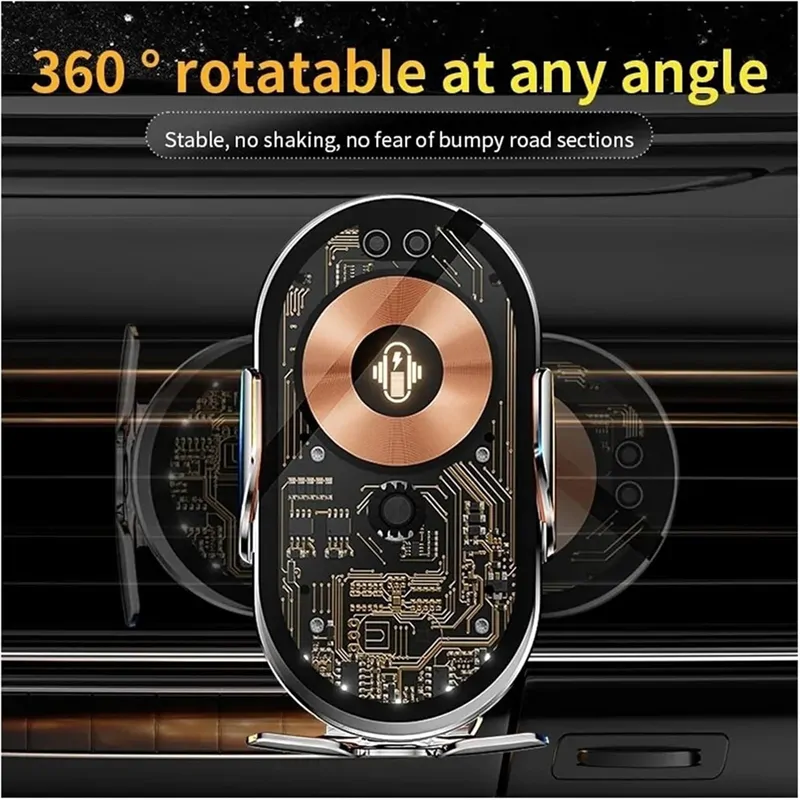 M11 Szenzoros telefontartó vezeték nélküli töltéssel