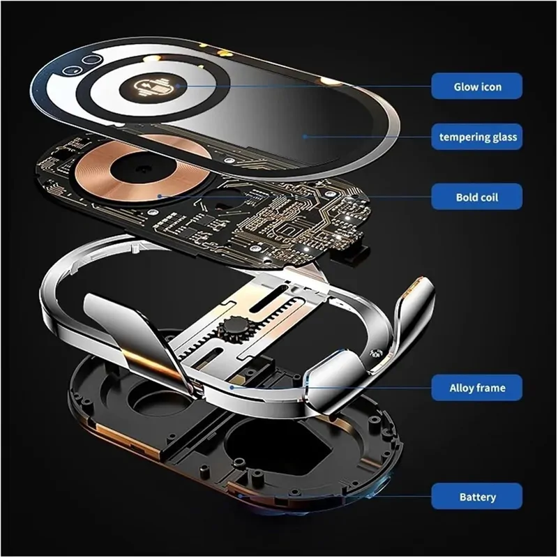 M11 Szenzoros telefontartó vezeték nélküli töltéssel