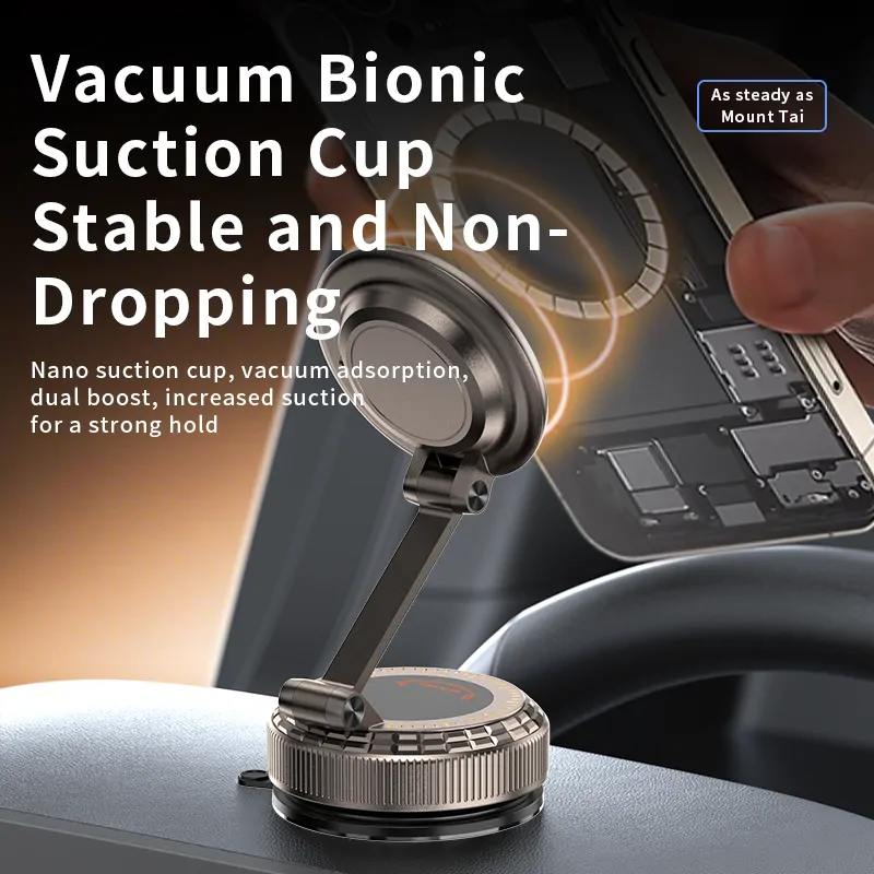 K10 Elegáns MagSafe telefontartó analóg órával