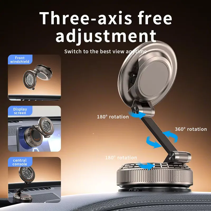 K10 Elegáns MagSafe telefontartó analóg órával