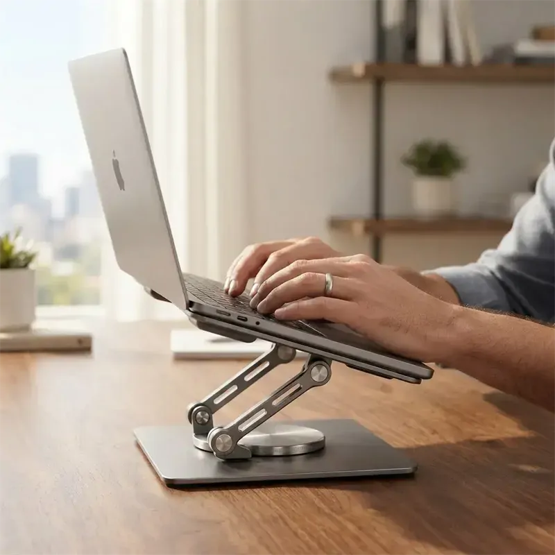 EZRA HL134 - 360° forgatható fém tablet és notebook tartó